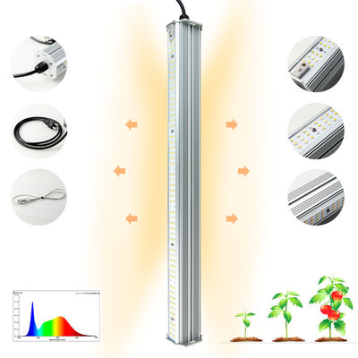 calidad  4 Feet Professional Double Sided Light Full Spectrum Waterproof LED Hydroponic Tube Grow Light Bar fábrica